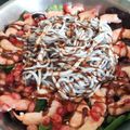 El cooksnap de Noemí cuando hizo Ensalada de Navidad.