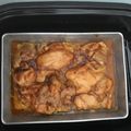 El cooksnap de Lianed Cintron cuando hizo Caderas de pollo en salsa.
