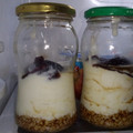 El cooksnap de Susana Beatriz Silva cuando hizo Cheesecake de avena y coco saludable en frasco. Receta Original de Geri. Postre light.