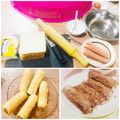 Cooksnap ainiraf83 semasa beliau membuat Bread Sausage Cheese Roll.