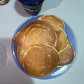 El cooksnap de Luchoo Torres cuando hizo Pancakes de banana.
