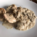 El cooksnap de pablo cuando hizo Solomillos de pavo con salsa de setas y queso.
