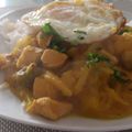 El cooksnap de Luz Tello cuando hizo Olluquito con pollo y su emoción. 🇵🇪.