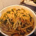 El cooksnap de Jorge garcia cuando hizo Papas con rajas a la mexicana.