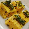 Asha Sharma's cooksnap of when they made Dhokla.