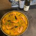 El cooksnap de diego cuando hizo Paella de Marisco.