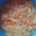 El cooksnap de Hilda Graciela Hernandez Acuña cuando hizo Sopa francesa de poro y champignons (champiñones).