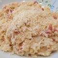 El cooksnap de Irene cuando hizo Risotto a la carbonara (Olla Gm deLuxe).