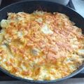 El cooksnap de Maria Sofia Ariztegui Aguiar cuando hizo Papas con crema de panceta y pollo gratinado al horno.