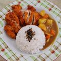 Cooksnap dari Mom ENC untuk resep Nasi kare Jepang with chicken katsu