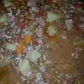 El cooksnap de Analia Yrusta cuando hizo Guiso de lentejas.