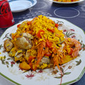 El cooksnap de SuperDesyLaChef cuando hizo Paella de marisco 🥘.