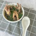 Cooksnap Sue Hana semasa beliau membuat Sup Kaki Ayam.