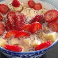 El cooksnap de Valentina Paz cuando hizo Smoothie bowl frutilla.