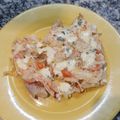 El cooksnap de Cesar Del Boca cuando hizo Merluza al roquefort.