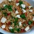 صورة من Mariam ALsalameh، شاركها بعد تجربة وصفة اندومي بالجبن🍝