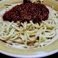 Ifeoma Obianagha's cooksnap of when they made Spaghetti with stew.