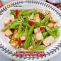 Cooksnap Mahadiah semasa beliau membuat Kacang Buncis Tumis Fishcake.