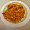 El cooksnap de Thause cuando hizo Arroz meloso con conejo.
