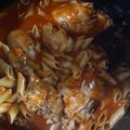 El cooksnap de liliana cuando hizo Guiso de fideos con pollo.