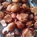 El cooksnap de Gaby Larrosa cuando hizo Buñuelos dulces.