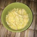 Belle84's cooksnap of when they made crockpot chicken and noodles.