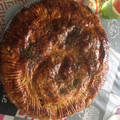 El cooksnap de Oscar Palanques cuando hizo Empanada de carne con hojaldre.