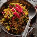 Varsha Ingole Bele's cooksnap of when they made पोळीचा शेजवान चिवडा.