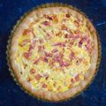 El cooksnap de Zeta cuando hizo Quiche de jamón y queso.