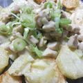 El cooksnap de Fla Desirée Ribulgo cuando hizo Pollo al verdeo, con crema, mostaza y vino blanco.
