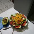 El cooksnap de Andreina Selva cuando hizo Ensalada verde.