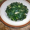 Cooksnap dari LinaKuw untuk resep Tumis Daun Singkong, Daun Pepaya, dan Teri Medan
