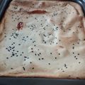 El cooksnap de gabriela ferraro cuando hizo Torta de jamón y queso con masa licuada.