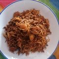 El cooksnap de Anabel Sanz cuando hizo Fideuà de pulpo (Terminada al horno).