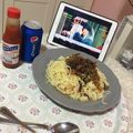 صورة من نجله السبيعي، شاركها بعد تجربة وصفة كُشري 👌