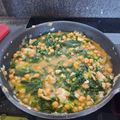 El cooksnap de Chata cuando hizo Desarme: Potaje de vigilia. Garbanzos con bacalao y espinacas.