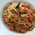 El cooksnap de Irene-Guirao cuando hizo Fideos chinos con pollo y verdura.