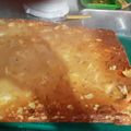 El cooksnap de Paola Lucrecia Mendoza cuando hizo Sopa paraguaya.