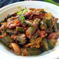 Ritu Singh's cooksnap of when they made Bhindi masala.