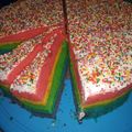 Cooksnap dari Apriazra untuk resep Rainbow Cake Kukus lembut