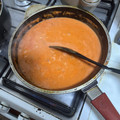 El cooksnap de Gabriela Aldana cuando hizo Salsa rosa para las pastas 🍝.