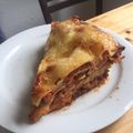 Linda's cooksnap of when they made Lasagne mit Rindfleisch, Karotten und Béchamel.