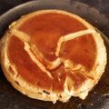El cooksnap de Mathias Sosa cuando hizo Flan de huevo.