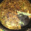 El cooksnap de Cinthia cuando hizo Tortilla de verduras en la flip.