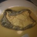 El cooksnap de Suri cuando hizo Chiles Rellenos con salsa de elote.