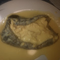 El cooksnap de Suri cuando hizo Chiles Rellenos con salsa de elote.