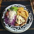 Cooksnap dari Ninik Kitchen untuk resep Chicken Steak Potato Wedges and Fresh Salad