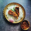 Maumita Biswas Dey's cooksnap of when they made চিতল মাছের কালিয়া(Chital macher kalia recipe in Bengali).