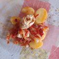 El cooksnap de Silvina Pereyra cuando hizo Chupìn de pescado.