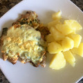 El cooksnap de Elsa Godoy cuando hizo Filet de merluza al horno gratinado.